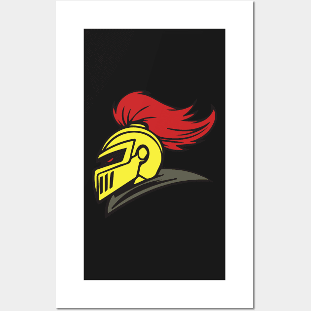 Knight helmet Wall Art by Right-Fit27